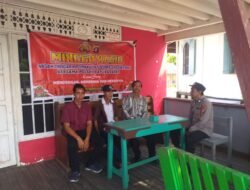 Minggu Kasih, Polsek Kapuas Barat Melakukan Giat Silahturahmi Bersama Warga Desa Saka Mangkahai