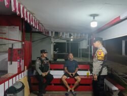 Polsek Murung Patroli Malam Sambang Pos Kamling