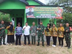 Program RTLH HUT TNI ke-80 Rampung, Dandim Serahkan Kunci Rumah Secara Simbolis