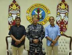 Perkuat Sinegritas, Komandan Kodaeral XII Terima Kunjungan Courtesy Call dari Keraton Kadriyah Pontianak