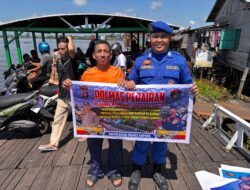Tingkatkan Kesadaran Kebersihan Lingkungan, Satpolairud Imbau Masyarakat Pesisir Untuk Tidak Membuang Sampah Ke Sungai
