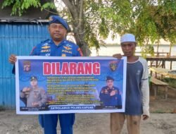 Cegah Illegal Fishing, Satpolairud Polres Kapuas Imbau Hal Ini Pada Warga Pesisir DAS Kapuas