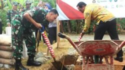 Bersama Jajaran Forkopimda Tala Dandim 1009/Tla Melaksanakan Ground Breaking Pembangunan Fisik Koperasi Merah Putih