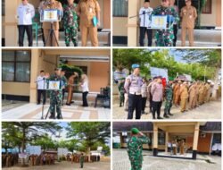 Apel Gabungan Tiga Pilar di Lau Teguhkan Komitmen Bersama Wujudkan Wilayah Aman dan Tertib