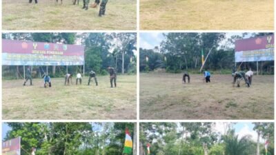 TMMD Reguler Perbatasan Ke-126 Kodim 1208/Samba Wadah Pengabdian TNI untuk Pembangunan Wilayah Pedalaman dan Perbatasan di Kalbar
