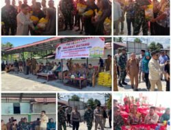 Dandim 1208/Sambas Hadiri Gerakan Pangan Murah Dalam Rangka Stabilisasi Pasokan Dan Harga Pangan