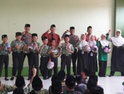 Polantas Menyapa Anak-anak MI Progresif Bumi Sholawat, Ajarkan Pentingnya Rambu Lalu Lintas Keselamatan di Jalan