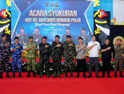 Kodaeral XII Hadiri Tasyakuran HUT ke-80 Korps Brimob Polri di Mako Brimob Polda Kalbar