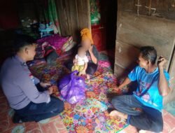 Polsek Seruyan Tengah Salurkan Bantuan Sosial kepada Keluarga Tersangka di Seruyan Tengah