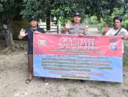 Antisipasi Penambangan Ilegal, Polsek Karau Kuala Terus Melakukan Sosialisasi Dengan Masyarakat