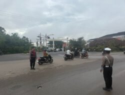 Polres Murung Raya Pastikan Kamseltibcarkanlantas di Pagi Hari Aman dan Lancar