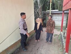 Bhabinkamtibmas Desa Bahaur Aktifkan Program Ketahanan Pangan Melalui Sambang Warga