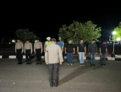 Apel Malam Piket Fungsi, Sipropam Polres Gunung Mas Awasi Langsung