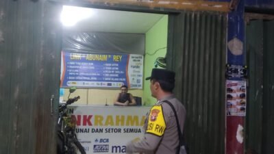 Patroli Intensif Jaga Kamtibmas, Polsek Manuhing Bergerak di Kegelapan Malam