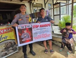 Bhabinkamtibmas Polsek Katingan Hulu dan Bukit Raya Imbau Warga Jauhi Judi Online