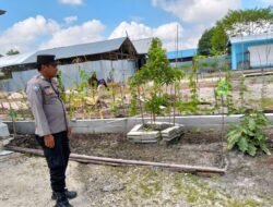 Polsek Kapuas Tengah melaksanakan kegiatan Pengecekan Pemanfaatan lahan Pekarangan Desa Pujon