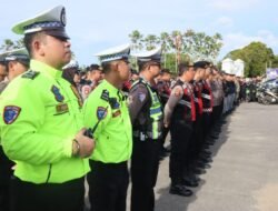 Polres Murung Raya Gelar Apel Gabungan Pengamanan Ibadah Tahun Baru