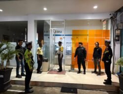 Patroli Malam, Patroli Polres Murung Raya Sambangi Bank BNI Cabang Puruk Cahu