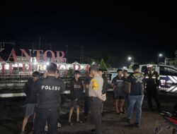 Patroli Malam, Polres Murung Raya Sambangi Komplek Perkantoran Rawan Aksi Balap Liar Remaja