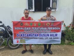 Antisipasi Pungli, Personel Polsek Dushil Gencar Sosialisasikan Perpres Nomor 87 Tahun 2016 Dengan Warga
