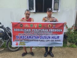 Cegah Pungli, Personel Polsek Dusun Hilir Gencarkan Sosialisasi Dengan Warga Warga