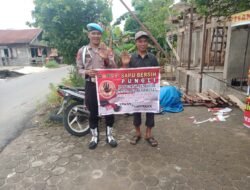 Personel Polsek Karau Kuala Sosialisasikan  peraturan Presiden nomor 87 tahun 2016 Dengan Warga