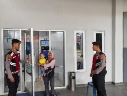 Patroli Dialogis, Samapta Polres Murung Raya Sambangi Bank BRI Cabang Puruk Cahu