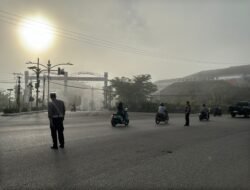 Polres Murung Raya Giatkan Gatur Pagi Rutin Di Jam Padat Lalu Lintas