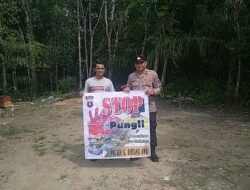 Berantas Pungli, Personel Polsek Gunung Bintang Awai Gencarkan Imbauan Dengan Masyarakat