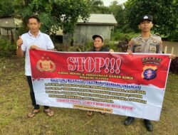 Antisipasi Penambangan Ilegal, Personel Polsek GBA Gencar Sosialisasikan Dengan Masyarakat