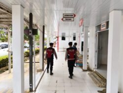 Patroli ke RSUD Puruk Cahu, Satsamapta Polres Mura Pastikan Situasi Aman dan Kondusif