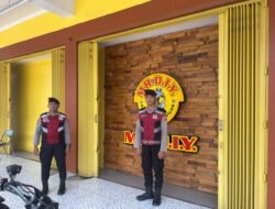 Sat Samapta Patroli Di Pusat Perbelanjaan MR. DIY Kota Puruk Cahu