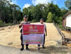 Cegah Penambangan Ilegal, Polsek Karau Kuala Berikan Imbauan Dengan  Masyarakat