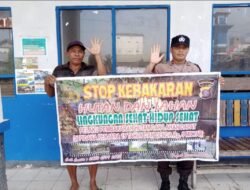 Cegah Karhutla, Personel Polsek GBA Gencar Beri Imbauan Dengan Warga