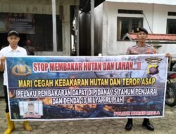 Cegah Karhutla, Personel Polsek Karau Kuala Gencarkan Berikan Imbauan Dengan Masyarakat