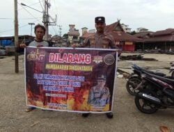 Antisipasi Karhutla, Personel Polsek Jenamas Gencar Melakukan Sosialisasi Dengan Masyarakat