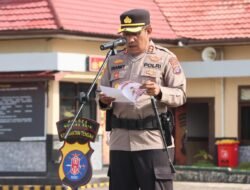 Upacara Hari Kesadaran Nasional, Kapolres Murung Raya Tekankan Profesionalisme Seluruh Personel