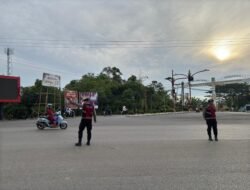 Polres Murung Raya Giatkan Gatur Pagi Rutin Di Jam Sibuk Aktivitas