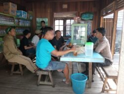 Personel Polsek Jenamas Sosialisasikan Larangan Penambangan Tanpa Izin