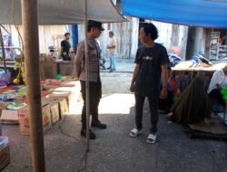 Personel Polsek Jenamas Sosialisasikan Larangan Penambangan Tanpa Izin