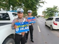 Wujudkan Kamseltibcarlantas Kondusif, Satlantas Polres Kapuas Antisipasi Balapan Liar.