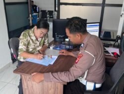 Polantas Menyapa, Satlantas Polres Murung Raya Tingkatkan Pelayanan Di Loket Penerbitan SIM