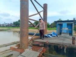 Antisipasi Banjir, Polsek Dusun Selatan, Patroli Dialogis, Pantau Ketinggian Air