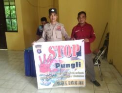 Berantas Pungli, Personel Polsek GB Awai Terus Melakukan Sosialisasi Dengan Warga Masyarakat