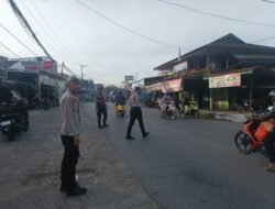 Polres Murung Raya Jaga Harkamtibmas Di Pusat Kota dan Jalan Raya