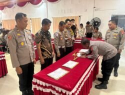 Polres Murung Raya Gelar Sosialisasi DIPA/RKA-KL TA 2026 dan Penandatanganan Pakta Integritas