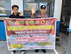 Berantas Pungli, Personel Polsek Dusun Selatan Beri Imbauan Terkait Larangan Pungli Dengan Masyarakat