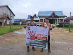 Personel Polsek Dusut Sosialisasikan Perpres Nomor 87 Tahun 2016 Tentang Saber Pungli