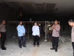 Bentuk Dukungan Nyata, Kapolres Murung Raya Cek Progres Pembangunan Gedung SPPG