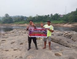 Polsek Sumber Barito Sosialisasi Larangan Karhutla Ke Warga Tumbang Kunyi